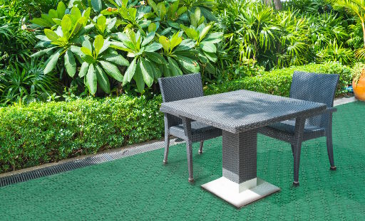 Loseplast outdoor plastic tile floor with draining function